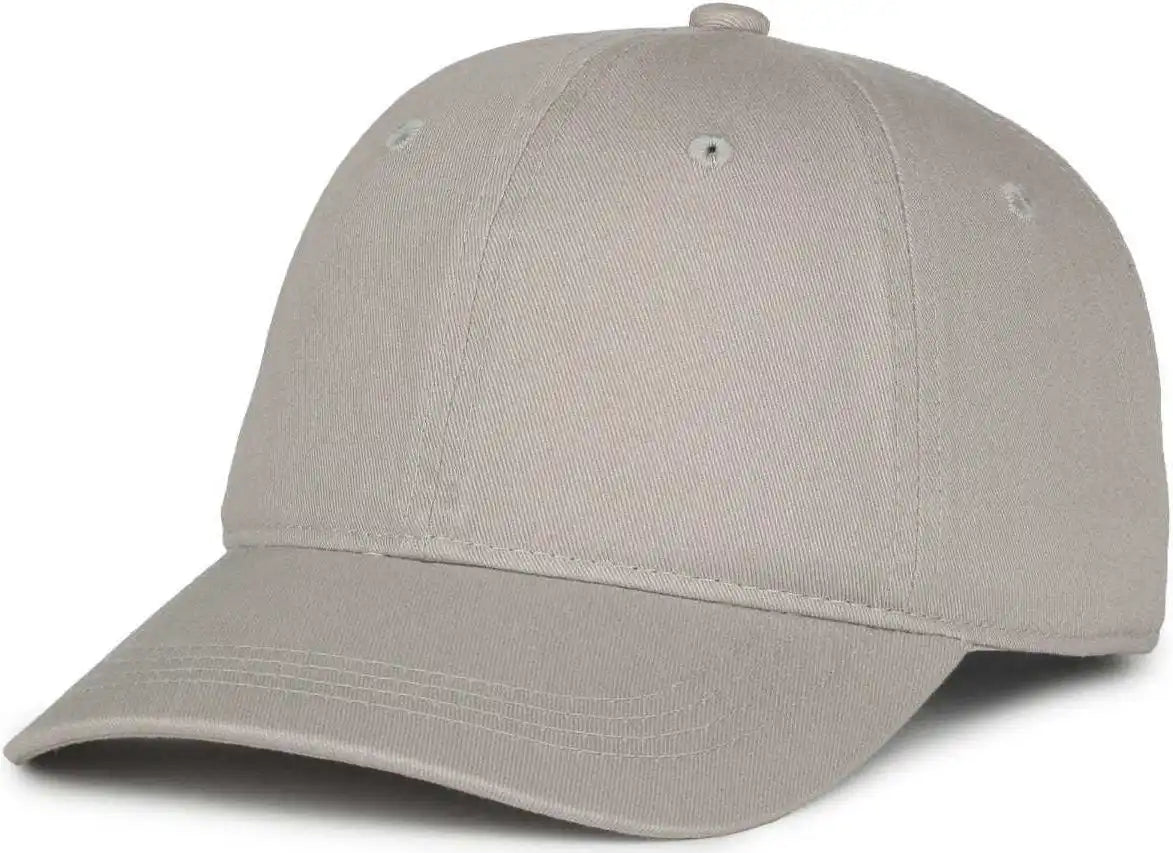 Oc Sports Gwt-111 Adjustable Strap Garment Wash Cotton Cap - Lt Gray - Light / 6 7/8’’ - 7 1/2’’