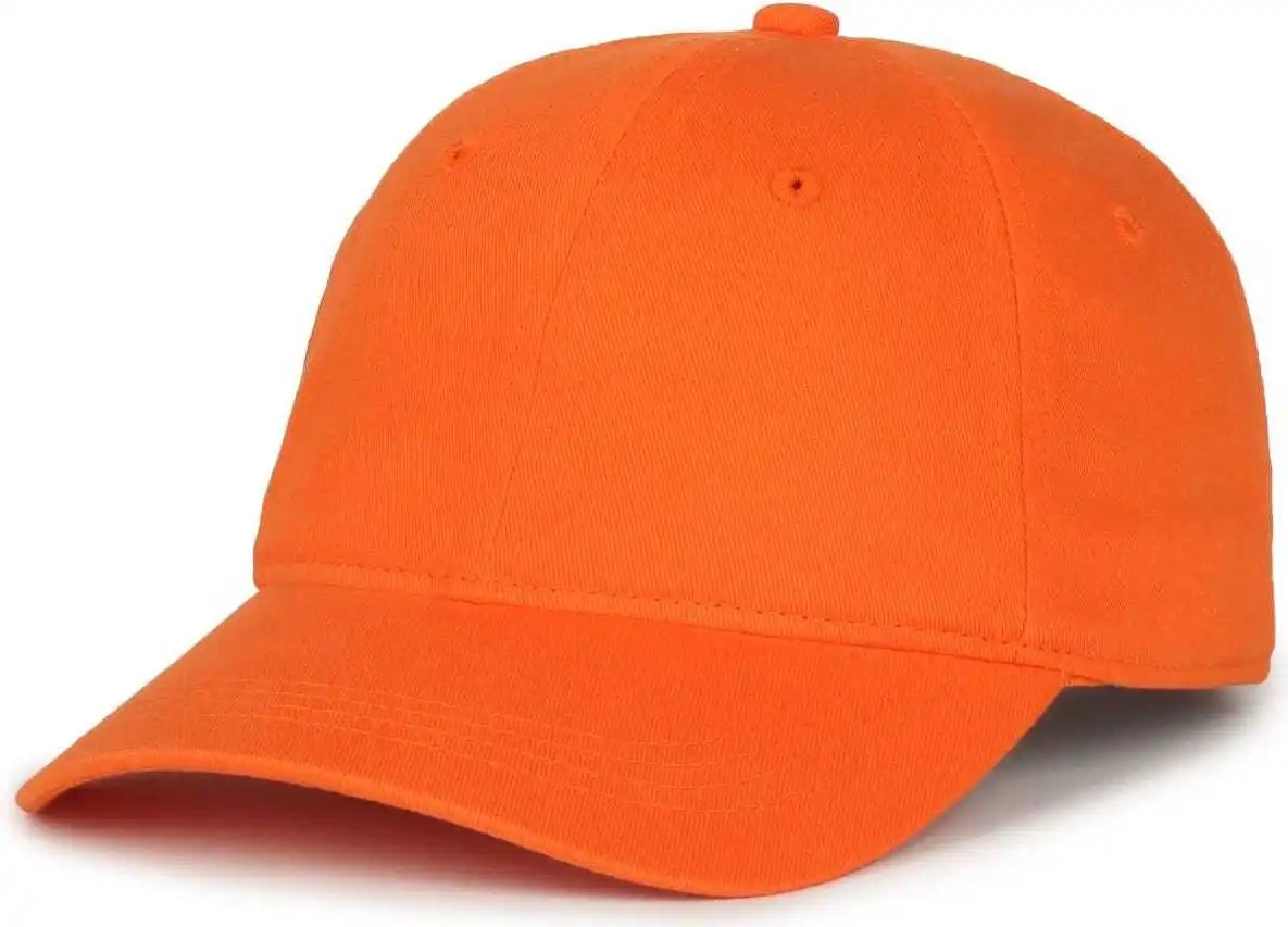 Oc Sports Gwt-111 Adjustable Strap Garment Wash Cotton Cap - Orange - 6 7/8’’ - 7 1/2’’