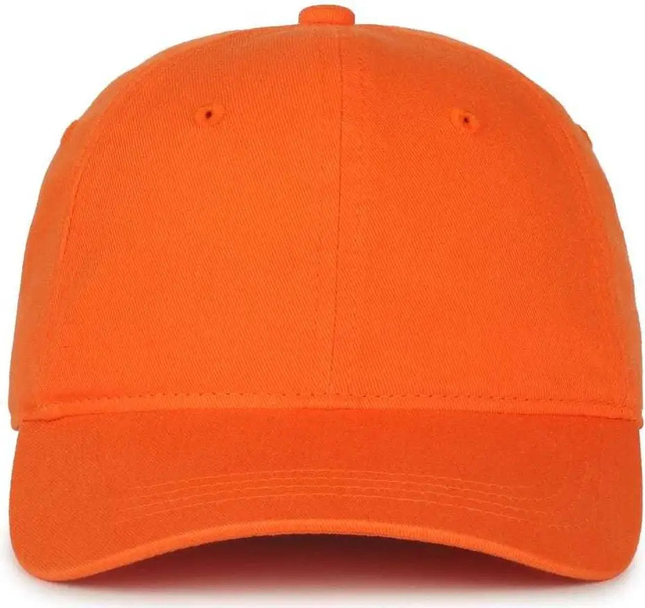 Oc Sports Gwt-111 Adjustable Strap Garment Wash Cotton Cap - Orange - 6 7/8’’ - 7 1/2’’