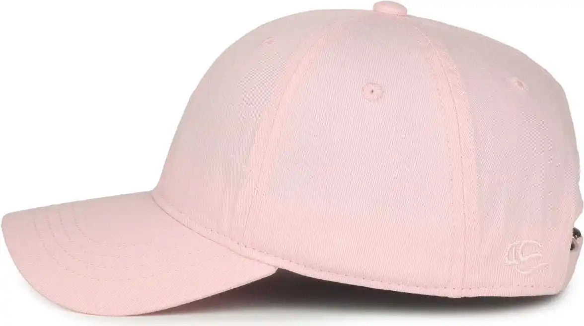 Oc Sports Gwt-111 Adjustable Strap Garment Wash Cotton Cap - Pink - 6 3/8’’ - 7’’