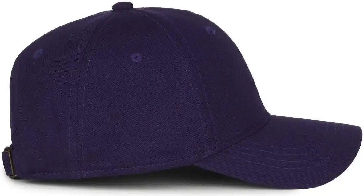 Oc Sports Gwt-111 Adjustable Strap Garment Wash Cotton Cap - Purple - 6 7/8’’ - 7 1/2’’