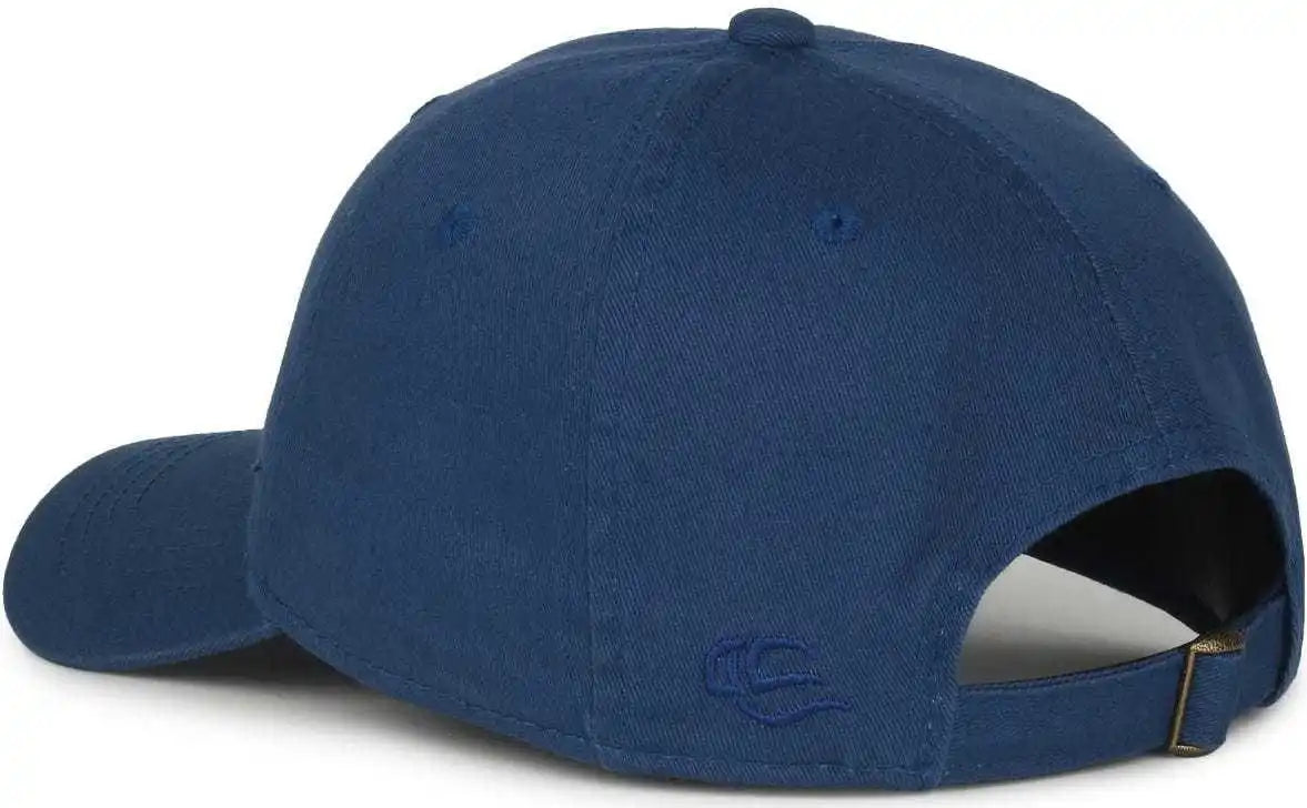 Oc Sports Gwt-111 Adjustable Strap Garment Wash Cotton Cap - Royal