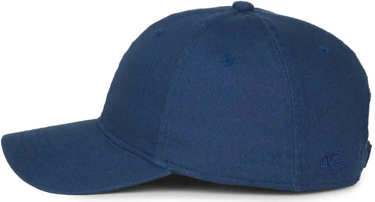 Oc Sports Gwt-111 Adjustable Strap Garment Wash Cotton Cap - Royal