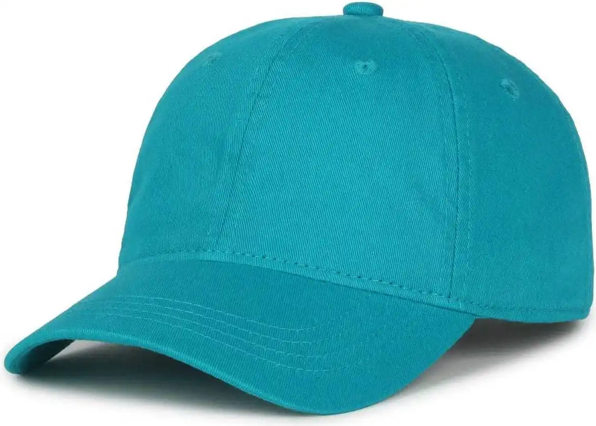 Oc Sports Gwt-111 Adjustable Strap Garment Wash Cotton Cap - Teal - 6 7/8’’ - 7 1/2’’