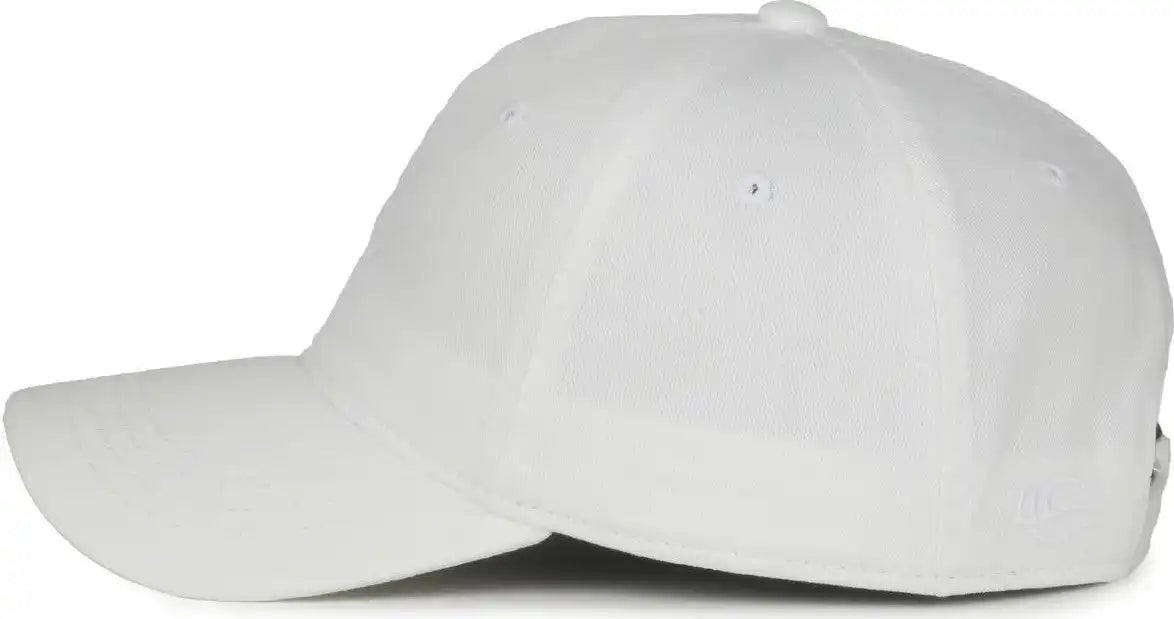 Oc Sports Gwt-111 Adjustable Strap Garment Wash Cotton Cap - White - 6 7/8’’ - 7 1/2’’