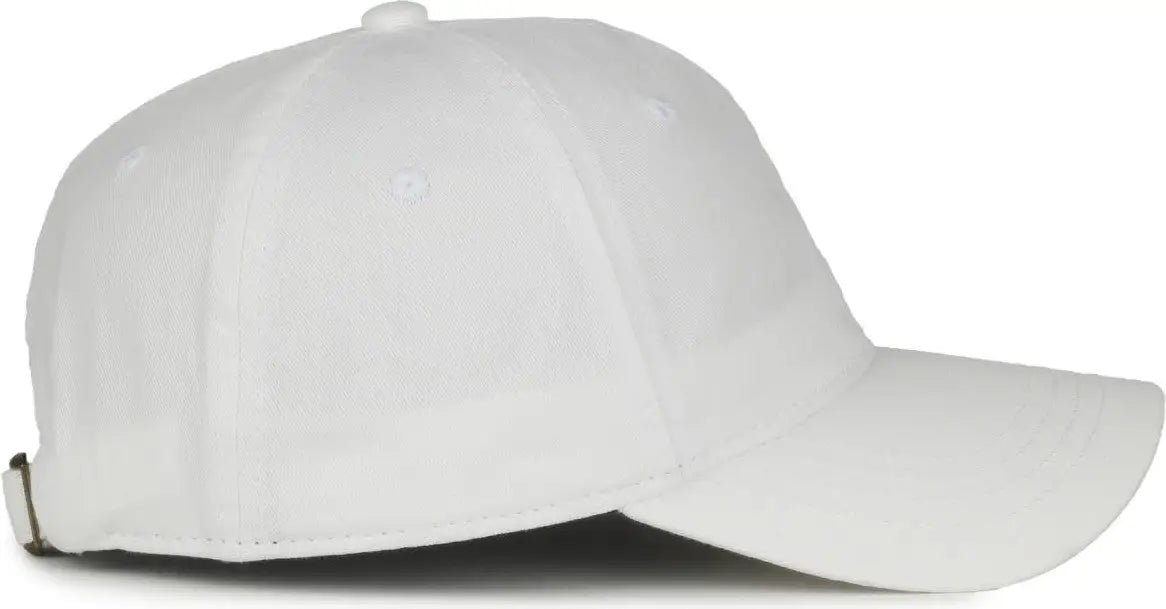 Oc Sports Gwt-111 Adjustable Strap Garment Wash Cotton Cap - White