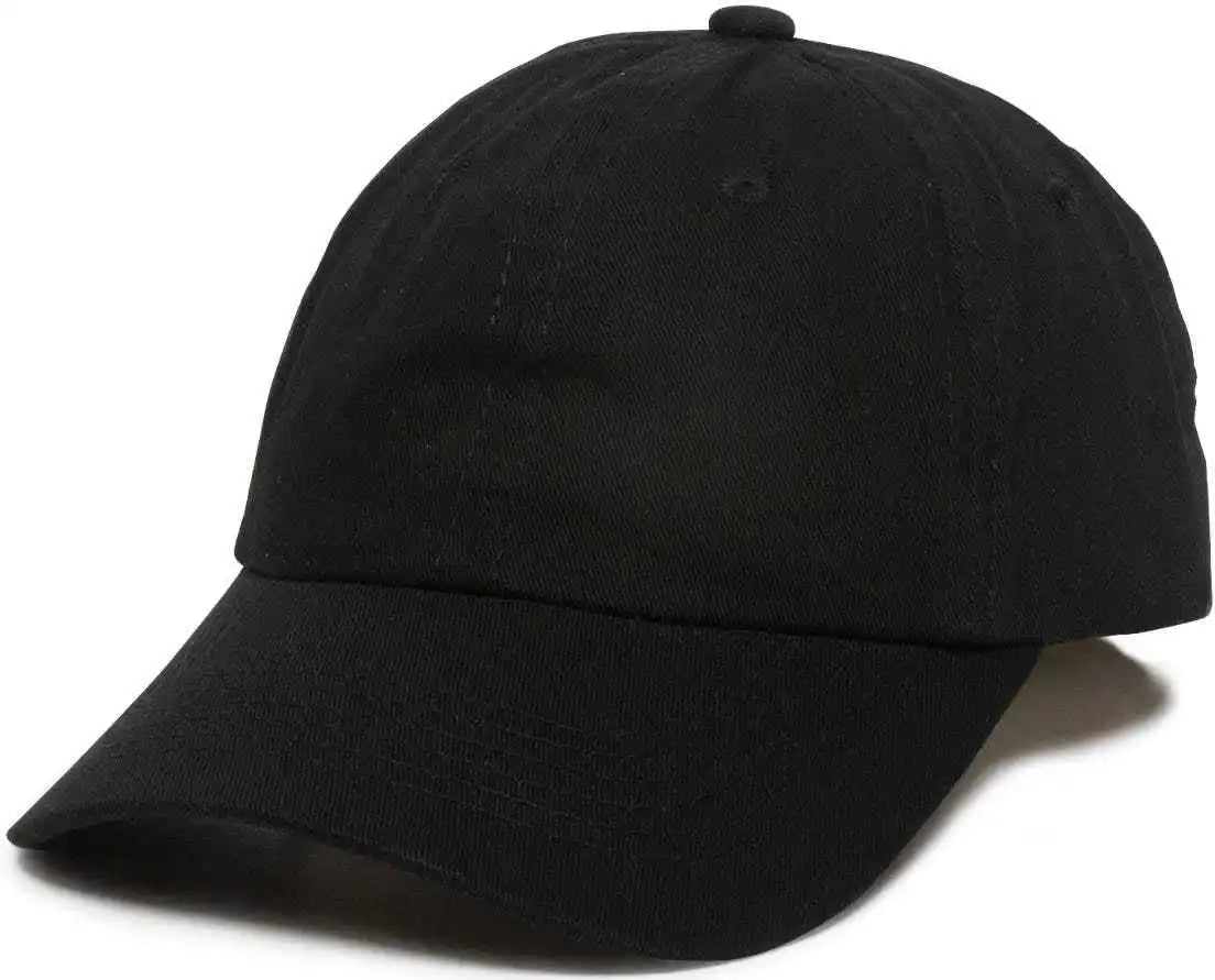 Oc Sports Gwt-116 Adj. Garment Wash Cotton Baseball Cap - Black - 6 7/8’’ - 7 1/2’’