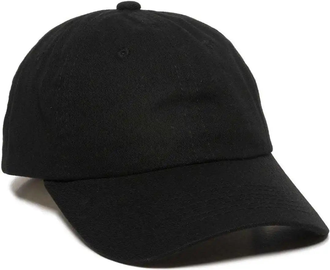 Oc Sports Gwt-116 Adj. Garment Wash Cotton Baseball Cap - Black - 6 7/8’’ - 7 1/2’’