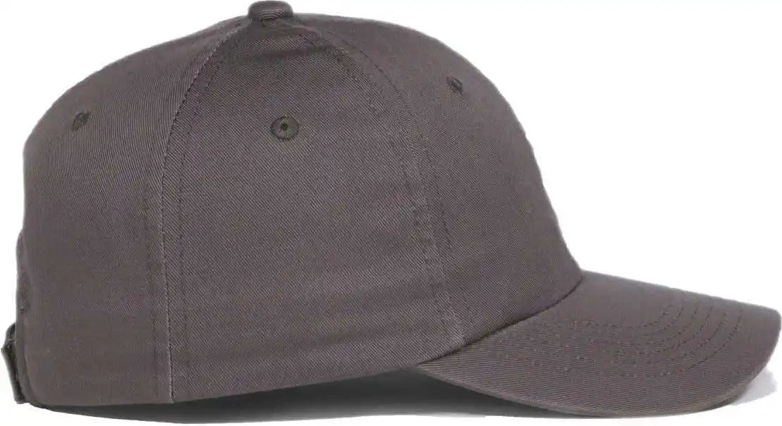 Oc Sports Gwt-116 Adj. Garment Wash Cotton Baseball Cap - Charcoal - Dark Gray / Osfm