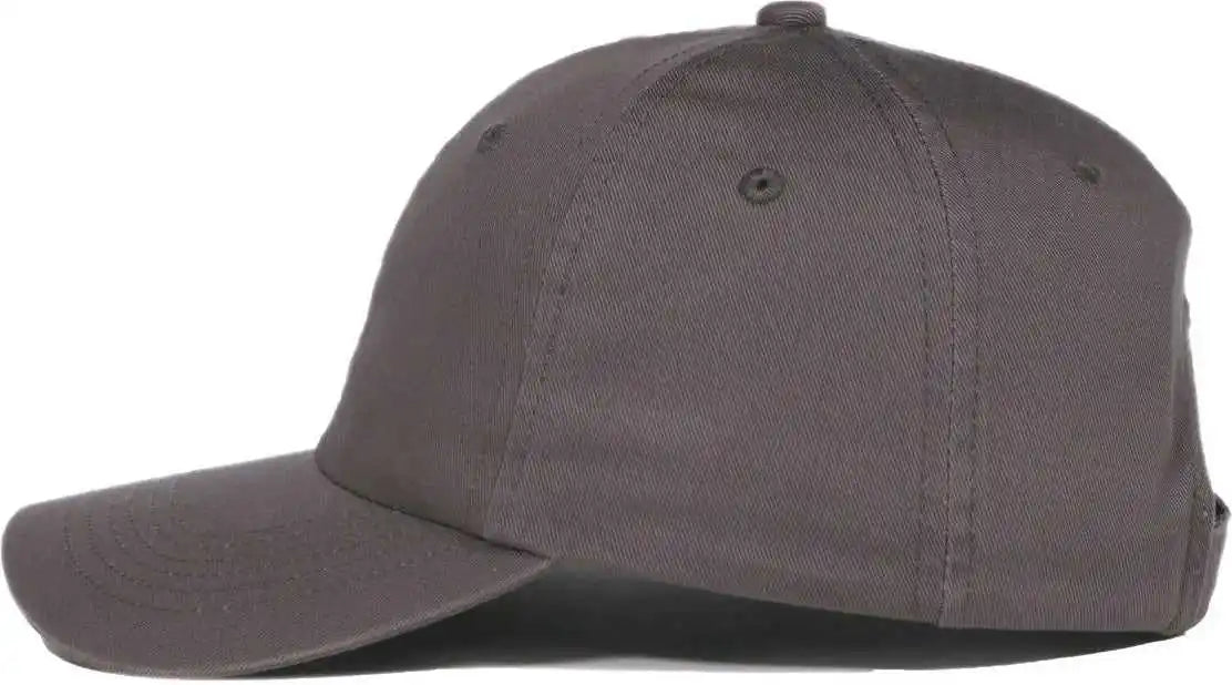 Oc Sports Gwt-116 Adj. Garment Wash Cotton Baseball Cap - Charcoal - Dark Gray / Osfm