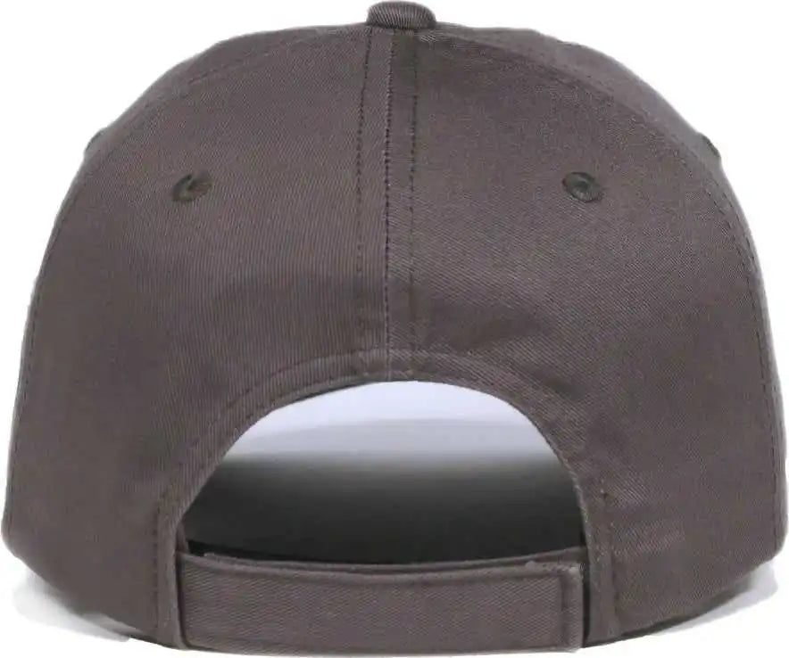 Oc Sports Gwt-116 Adj. Garment Wash Cotton Baseball Cap - Charcoal - Dark Gray / Osfm