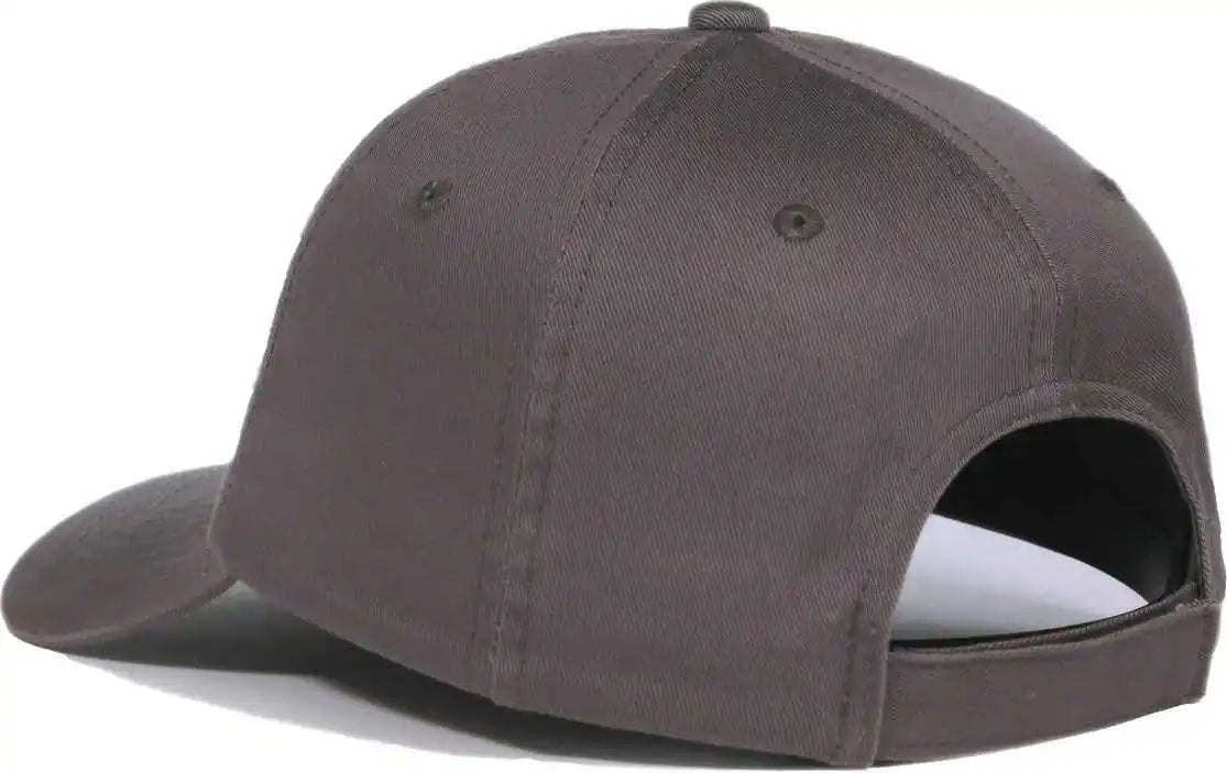 Oc Sports Gwt-116 Adj. Garment Wash Cotton Baseball Cap - Charcoal - Dark Gray / Osfm