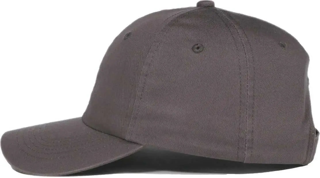 Oc Sports Gwt-116 Adj. Garment Wash Cotton Baseball Cap - Charcoal