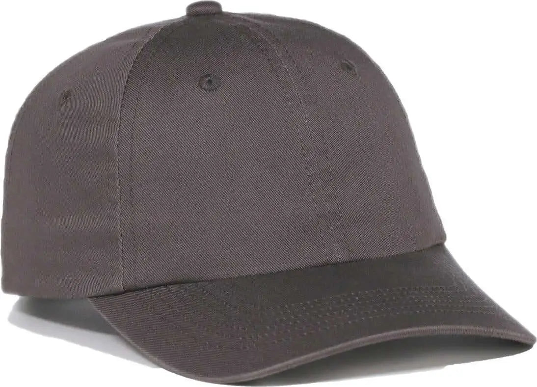 Oc Sports Gwt-116 Adj. Garment Wash Cotton Baseball Cap - Charcoal