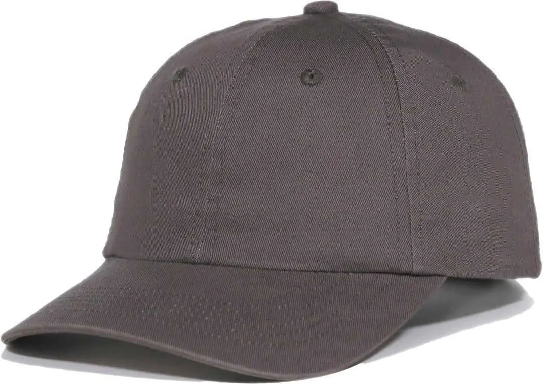 Oc Sports Gwt-116 Adj. Garment Wash Cotton Baseball Cap - Charcoal