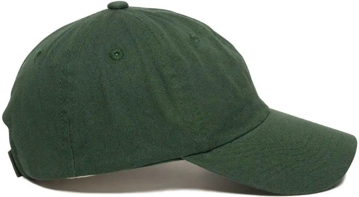 Oc Sports Gwt-116 Adj. Garment Wash Cotton Baseball Cap - Dark Green - Forest / 6 7/8’’ - 7 1/2’’