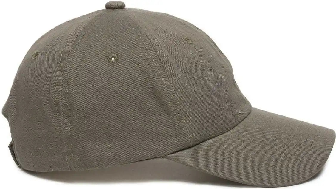 Oc Sports Gwt-116 Adj. Garment Wash Cotton Baseball Cap - Loden - Dark Gray / 6 7/8’’ - 7 1/2’’