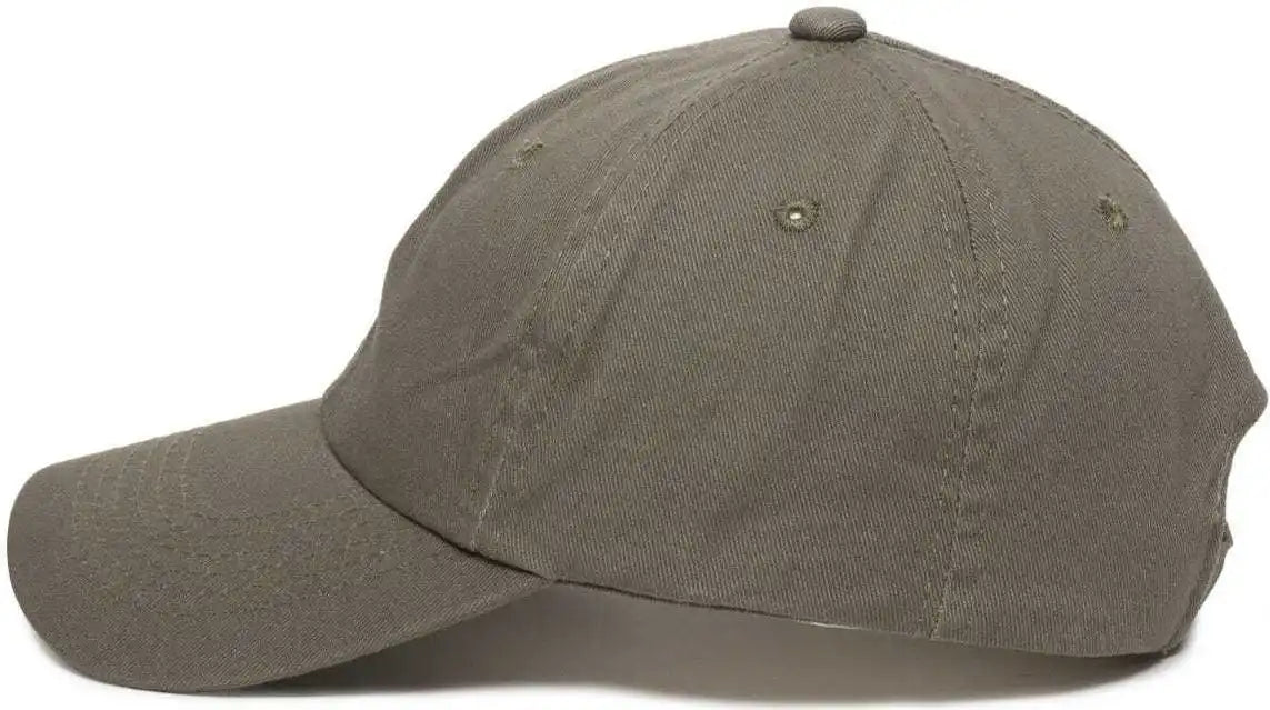 Oc Sports Gwt-116 Adj. Garment Wash Cotton Baseball Cap - Loden - Dark Gray / 6 7/8’’ - 7 1/2’’