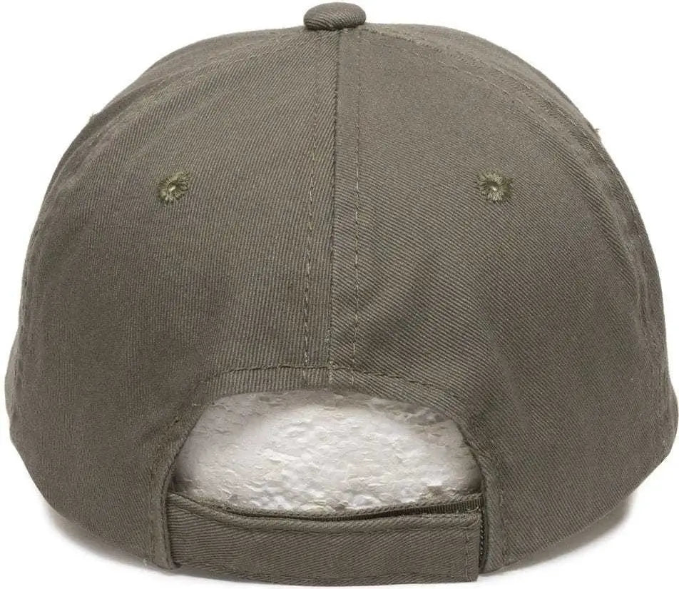 Oc Sports Gwt-116 Adj. Garment Wash Cotton Baseball Cap - Loden