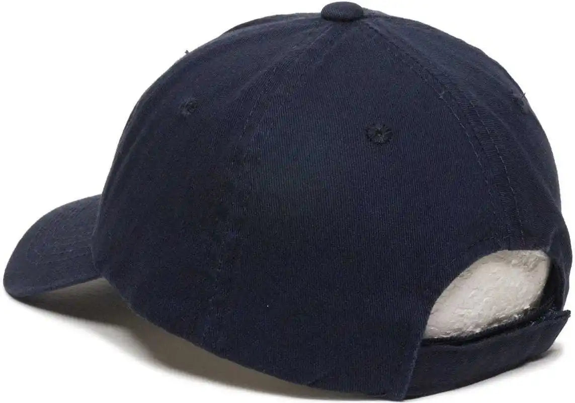 Oc Sports Gwt-116 Adj. Garment Wash Cotton Baseball Cap - True Navy - 6 7/8’’ - 7 1/2’’