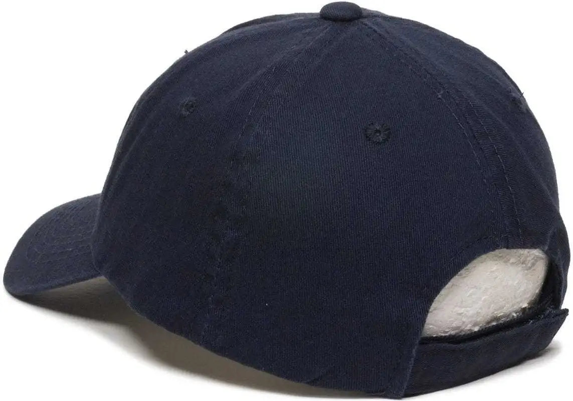 Oc Sports Gwt-116 Adj. Garment Wash Cotton Baseball Cap - True Navy