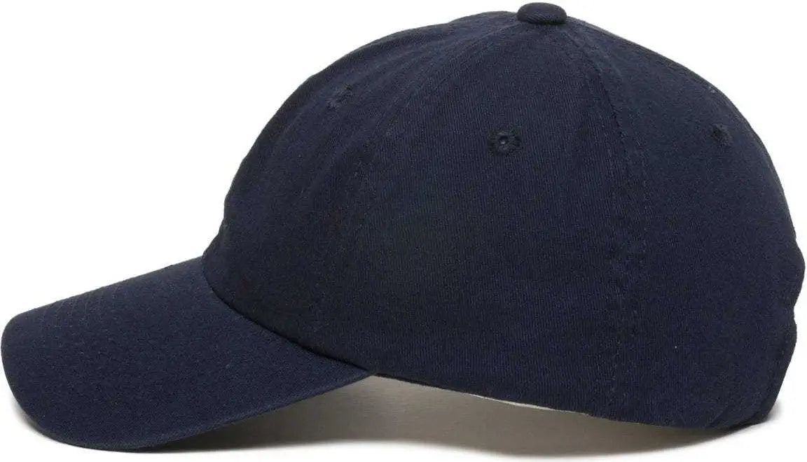 Oc Sports Gwt-116 Adj. Garment Wash Cotton Baseball Cap - True Navy - 6 7/8’’ - 7 1/2’’