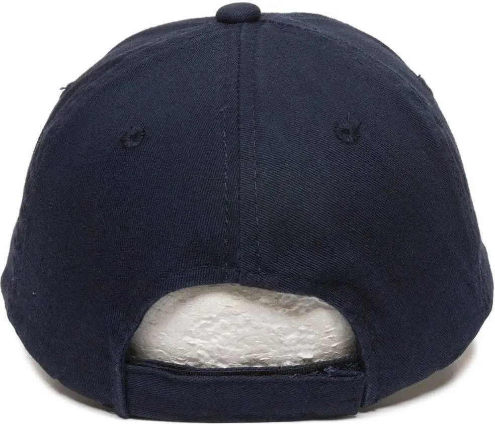 Oc Sports Gwt-116 Adj. Garment Wash Cotton Baseball Cap - True Navy