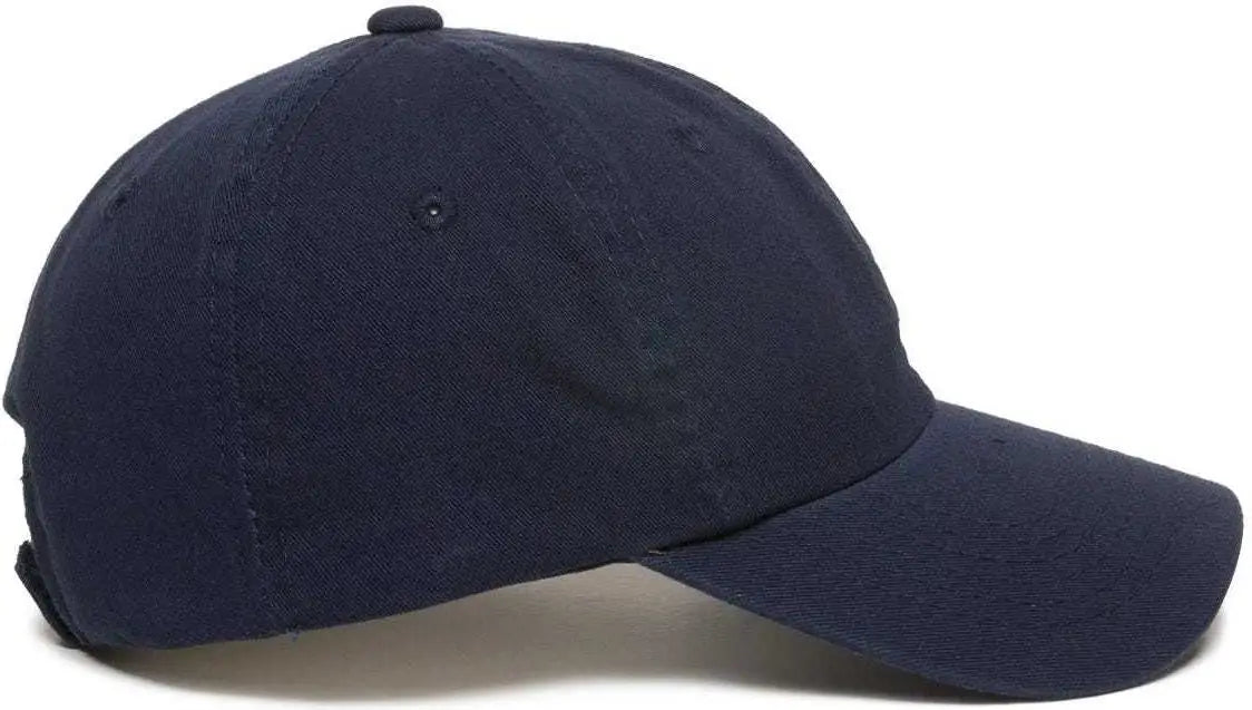 Oc Sports Gwt-116 Adj. Garment Wash Cotton Baseball Cap - True Navy