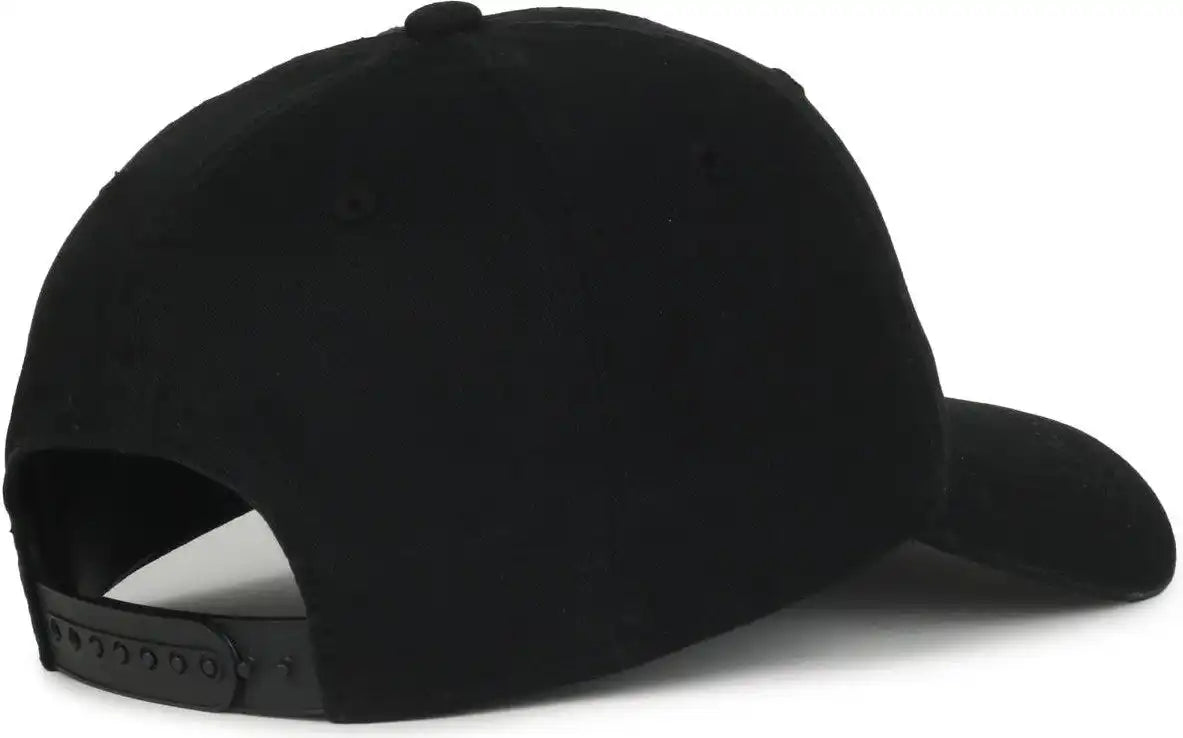 Oc Sports Gwt-sb Garment Washed Snap Back Dad Cap - Black