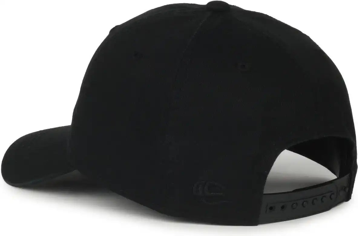 Oc Sports Gwt-sb Garment Washed Snap Back Dad Cap - Black