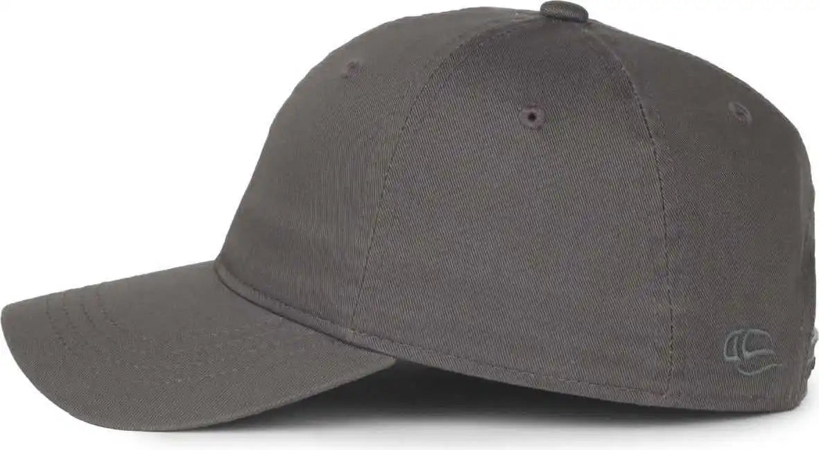 Oc Sports Gwt-sb Garment Washed Snap Back Dad Cap - Charcoal - Dark Gray / Osfm