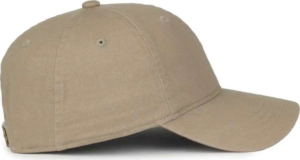 Oc Sports Gwt-sb Garment Washed Snap Back Dad Cap - Khaki - Osfm