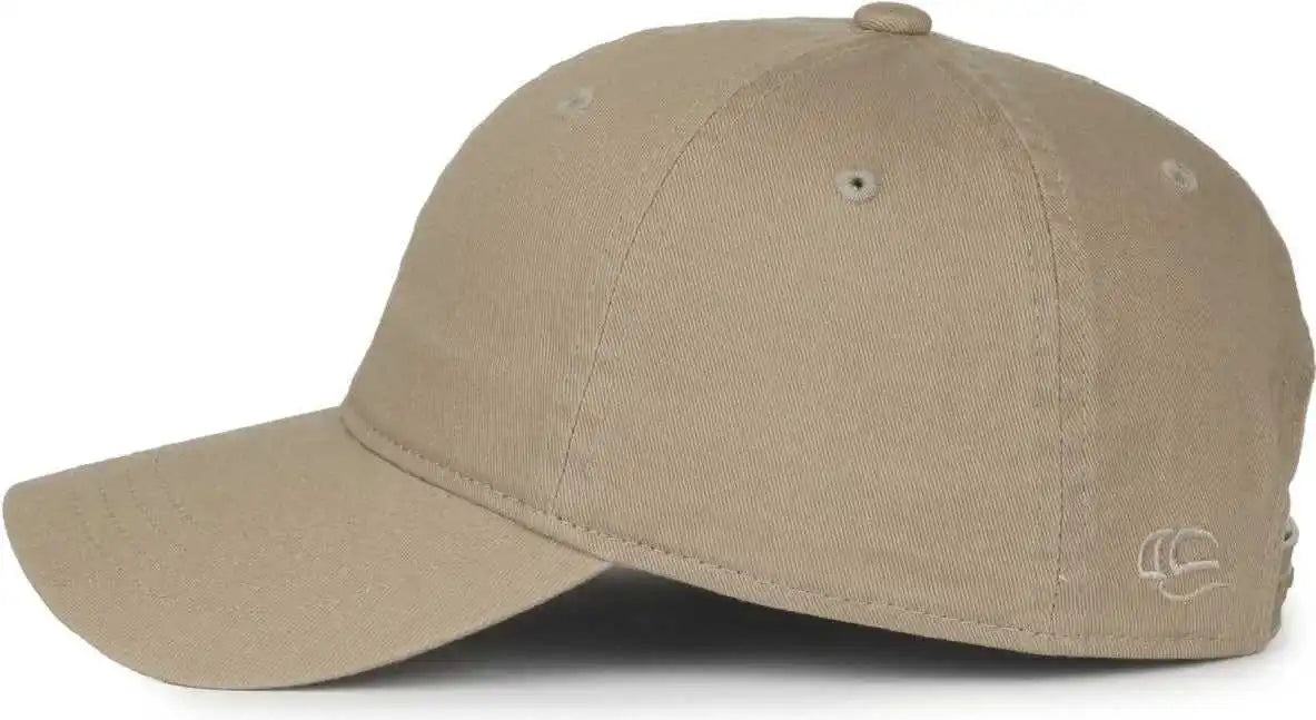 Oc Sports Gwt-sb Garment Washed Snap Back Dad Cap - Khaki - Osfm