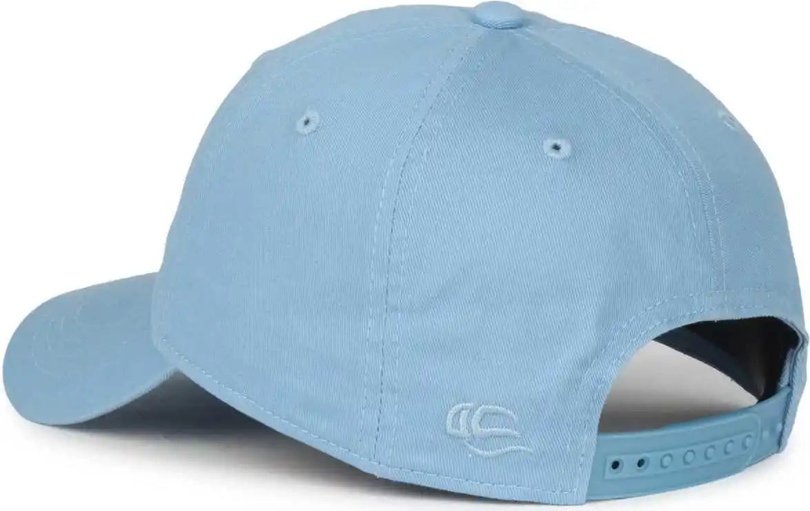 Oc Sports Gwt-sb Garment Washed Snap Back Dad Cap - Light Blue