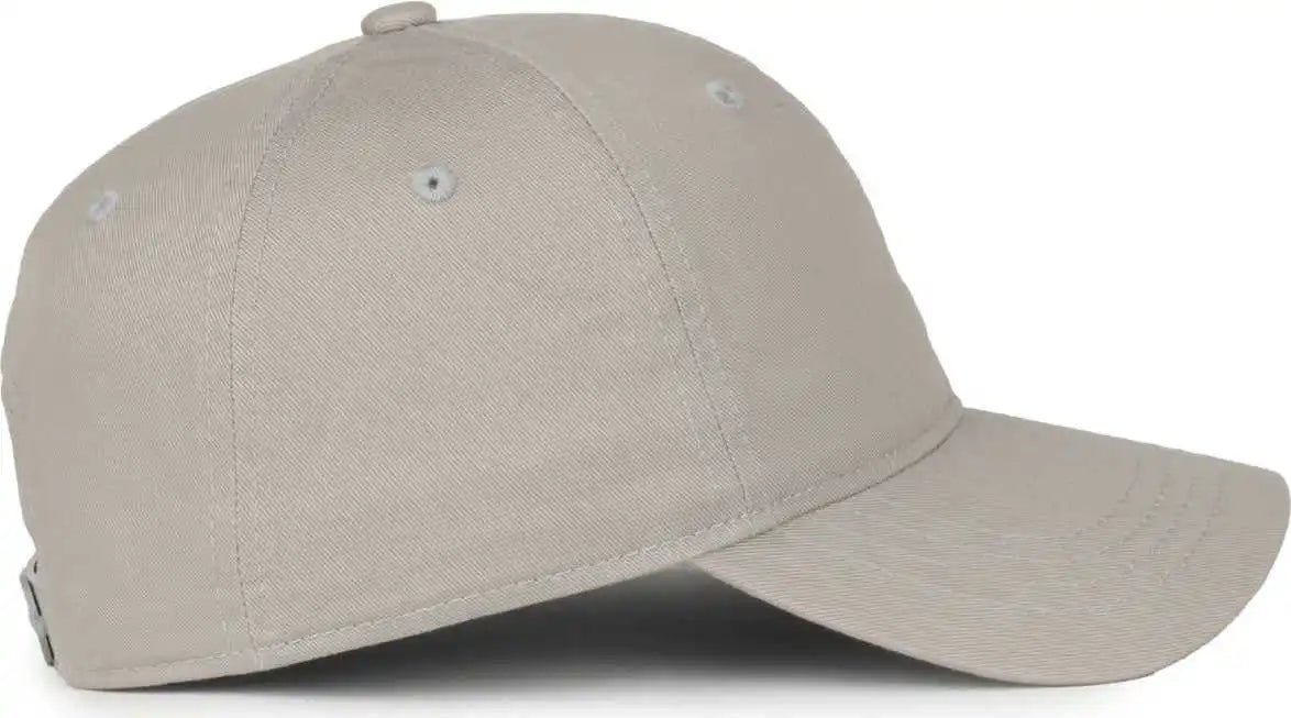 Oc Sports Gwt-sb Garment Washed Snap Back Dad Cap - Light Gray