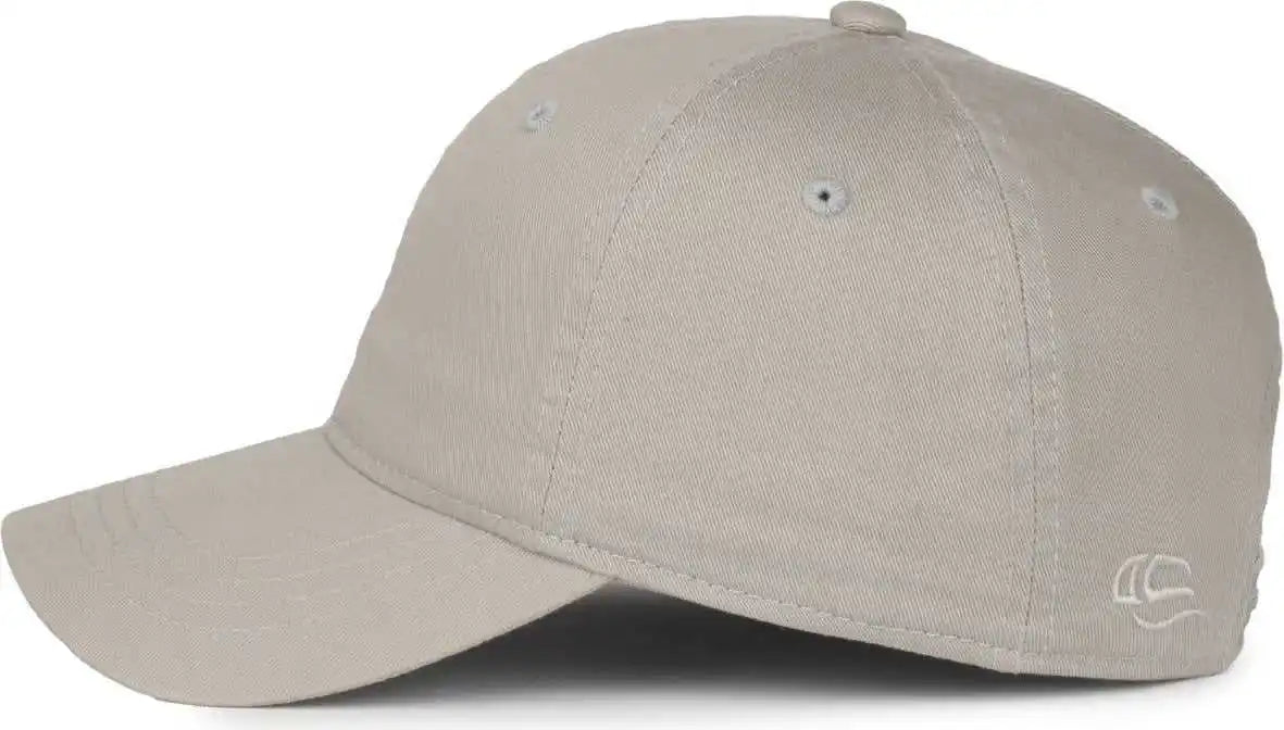 Oc Sports Gwt-sb Garment Washed Snap Back Dad Cap - Light Gray - Osfm