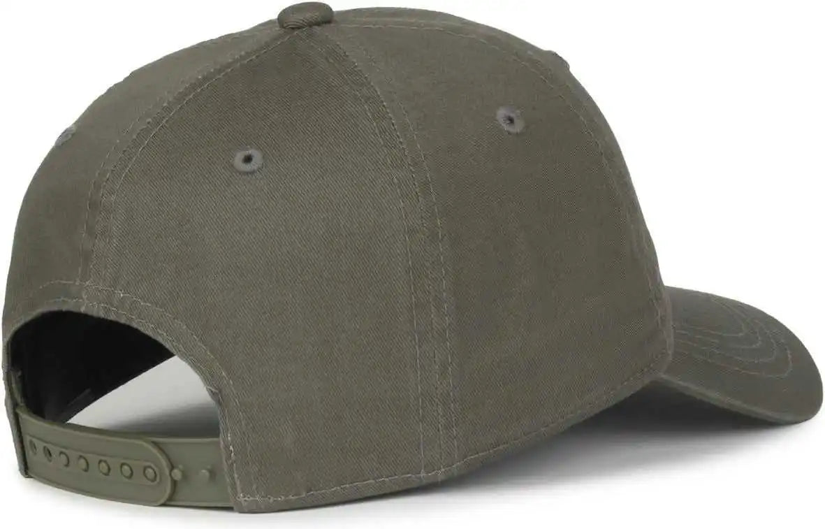 Oc Sports Gwt-sb Garment Washed Snap Back Dad Cap - Olive - Osfm