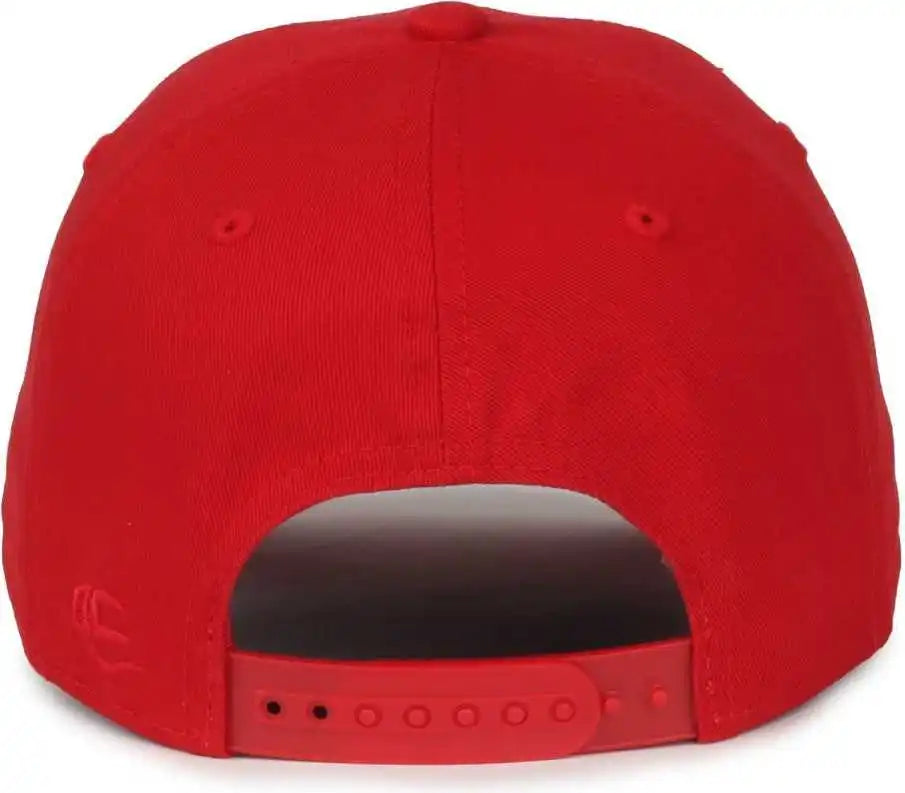 Oc Sports Gwt-sb Garment Washed Snap Back Dad Cap - Red