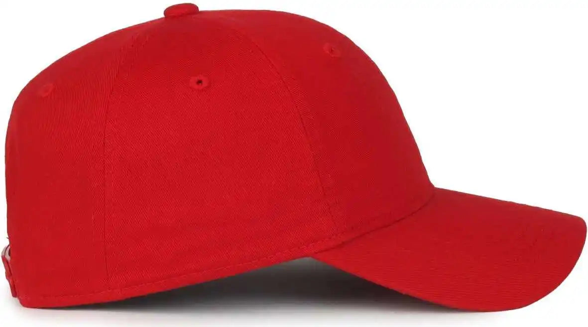Oc Sports Gwt-sb Garment Washed Snap Back Dad Cap - Red