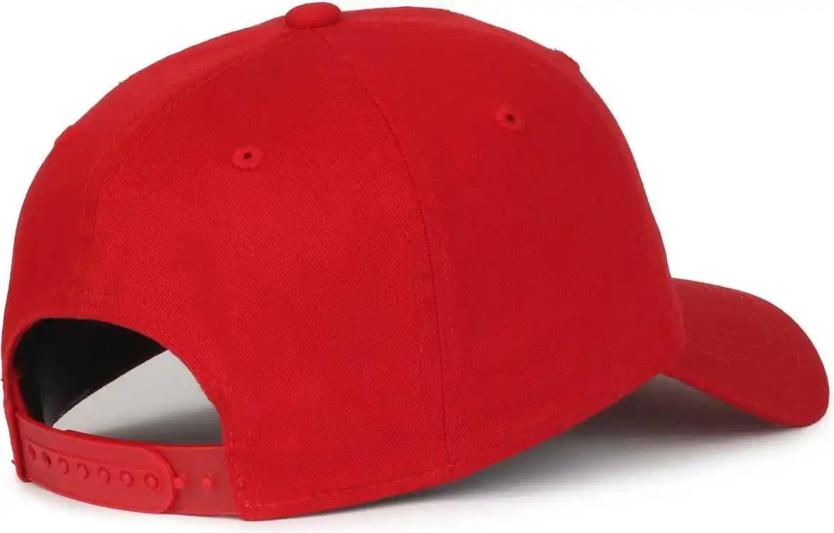 Oc Sports Gwt-sb Garment Washed Snap Back Dad Cap - Red