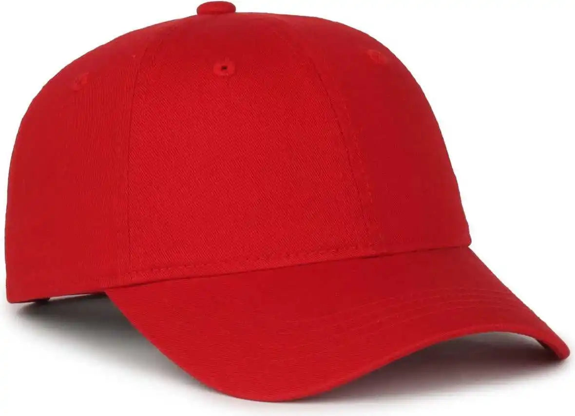 Oc Sports Gwt-sb Garment Washed Snap Back Dad Cap - Red