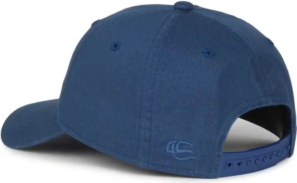 Oc Sports Gwt-sb Garment Washed Snap Back Dad Cap - Royal