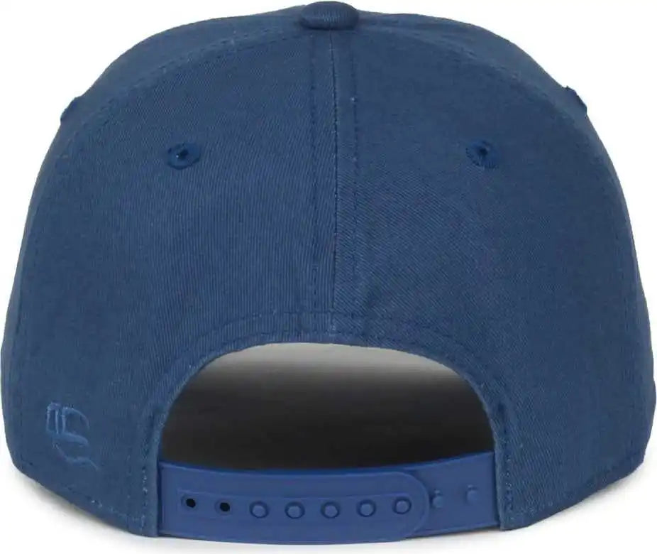 Oc Sports Gwt-sb Garment Washed Snap Back Dad Cap - Royal