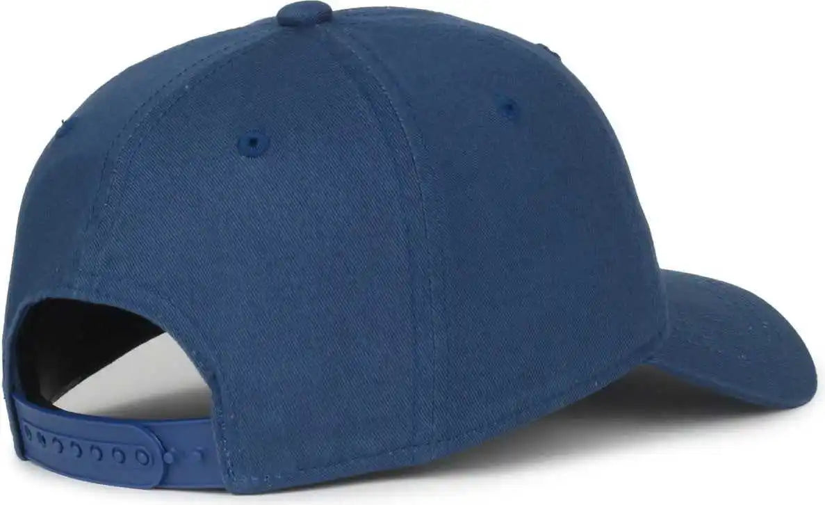 Oc Sports Gwt-sb Garment Washed Snap Back Dad Cap - Royal