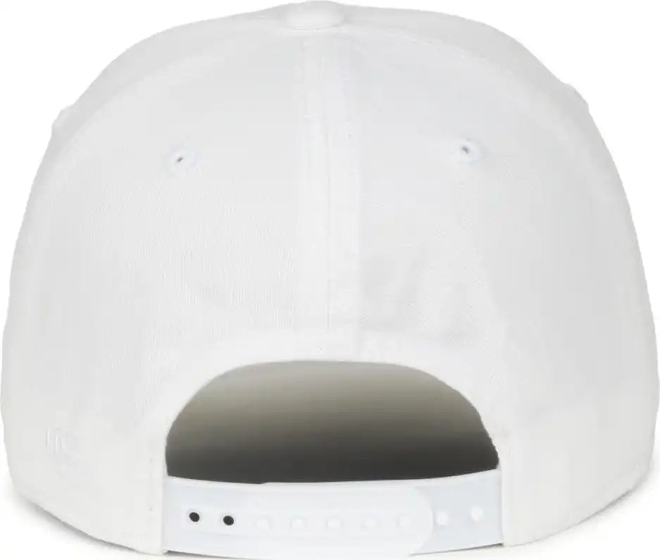 Oc Sports Gwt-sb Garment Washed Snap Back Dad Cap - White - Osfm