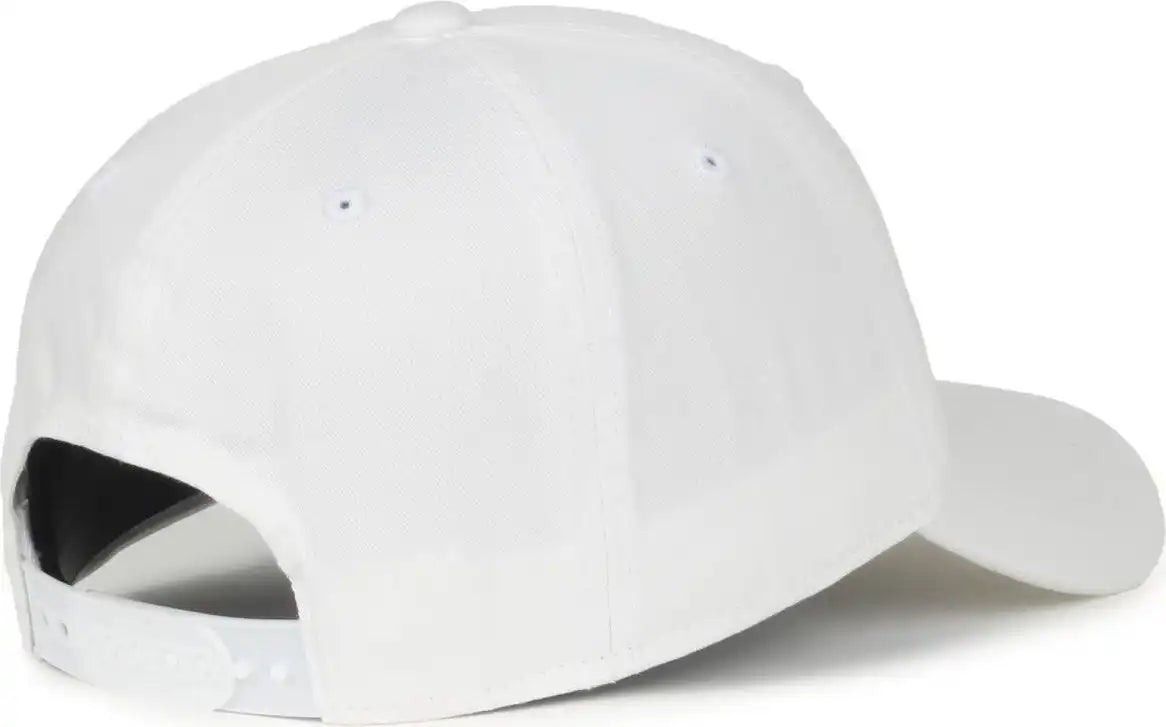 Oc Sports Gwt-sb Garment Washed Snap Back Dad Cap - White - Osfm