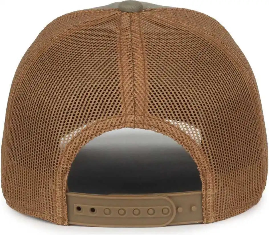 Oc Sports Hook01 ƒ??iƒ??d Rather be Fishing Cap - Hunter Olive Clay - Light Tan / 6 7/8’’ - 7 1/2’’