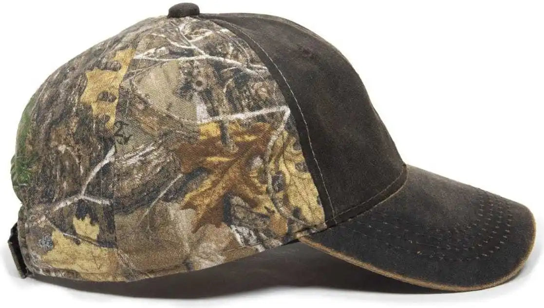 Oc Sports Hpc-305 Adjustable Cap - Brown Realtree Edge - 6 7/8’’ - 7 1/2’’