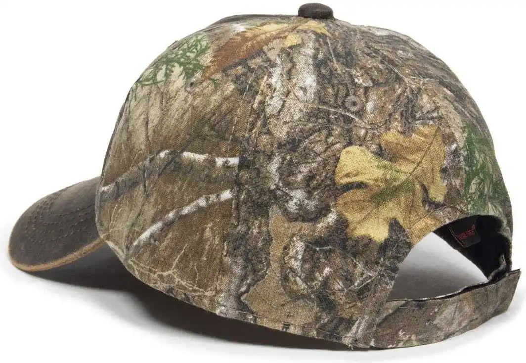 Oc Sports Hpc-305 Adjustable Cap - Brown Realtree Edge - 6 7/8’’ - 7 1/2’’