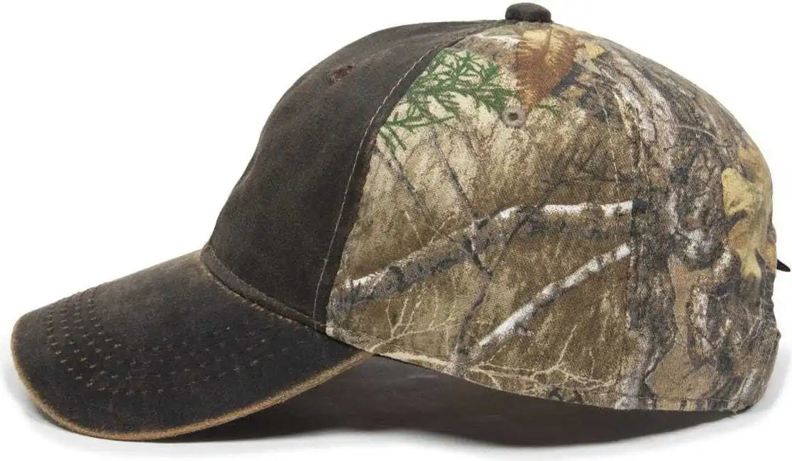 Oc Sports Hpc-305 Adjustable Cap - Brown Realtree Edge - 6 7/8’’ - 7 1/2’’